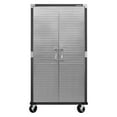 thumbnail image 4 of Seville Classics UltraHD® 6-Piece Steel Garage Cabinet Storage Set With Height Adjustable Workbench, 12 Feet Wide, 4 of 17