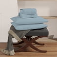 thumbnail image 4 of Purity Home 100% Organic Cotton Brushed Percale Sheet Set, Assorted Sizes, 4 of 9