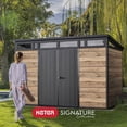 thumbnail image 8 of Keter 11' x 7' Signature Collection Resin Outdoor Shed, 8 of 21