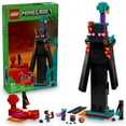 thumbnail image 1 of LEGO Minecraft The Enderman Tower Toy for Kids, 867 pc., 1 of 6
