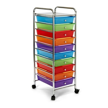 Seville Classics 10 Drawer Cart (Multiple Colors)