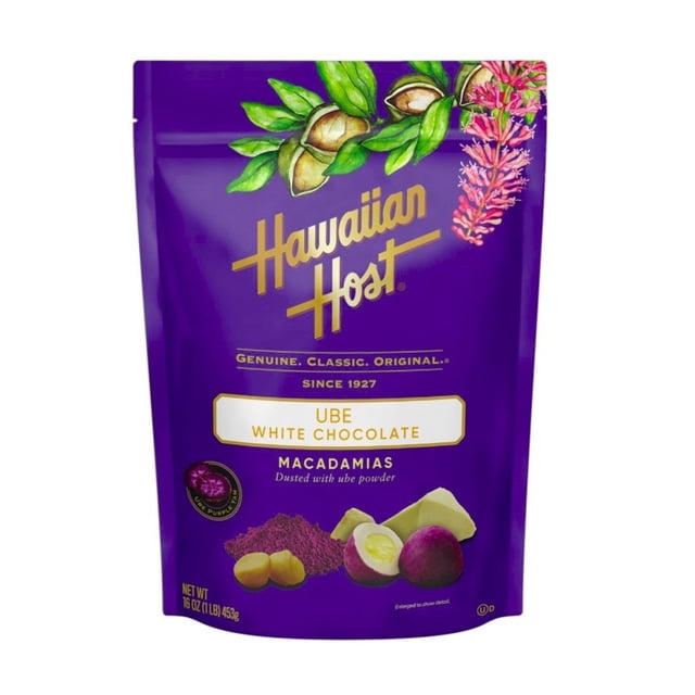 Hawaiian Host, Paradise Collection Ube White Chocolate Candy, 16 oz.