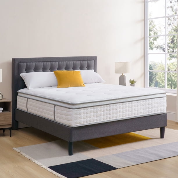 マットレス USA ZINUS Night Therapy 12” Medium Firm Euro Top Hybrid Mattress