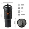 thumbnail image 3 of Logo Brands Texas Longhorns Stainless Steel Tumbler Set, 3 of 7