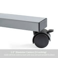 thumbnail image 4 of Seville Classics 23.6" Overbed Height Adjustable Mobile Side Table Cart, Assorted Colors, 4 of 13