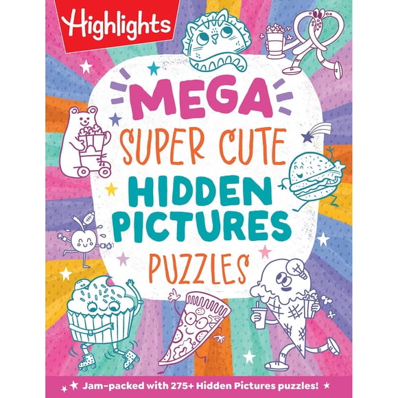 Mega Super Cute Hidden Pictures Puzzles, Paperback