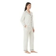 thumbnail image 2 of DreamMark Women's 2-Piece Notch Collar Pajama Set, 2 of 11
