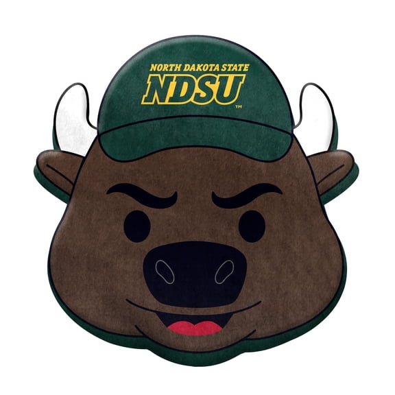 Logo Brands North Dakota State Bison Puff Pillow