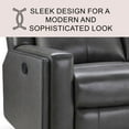 thumbnail image 3 of Rhodes 3-Piece Manual Leather Reclining Set, Assorted Colors, 3 of 23