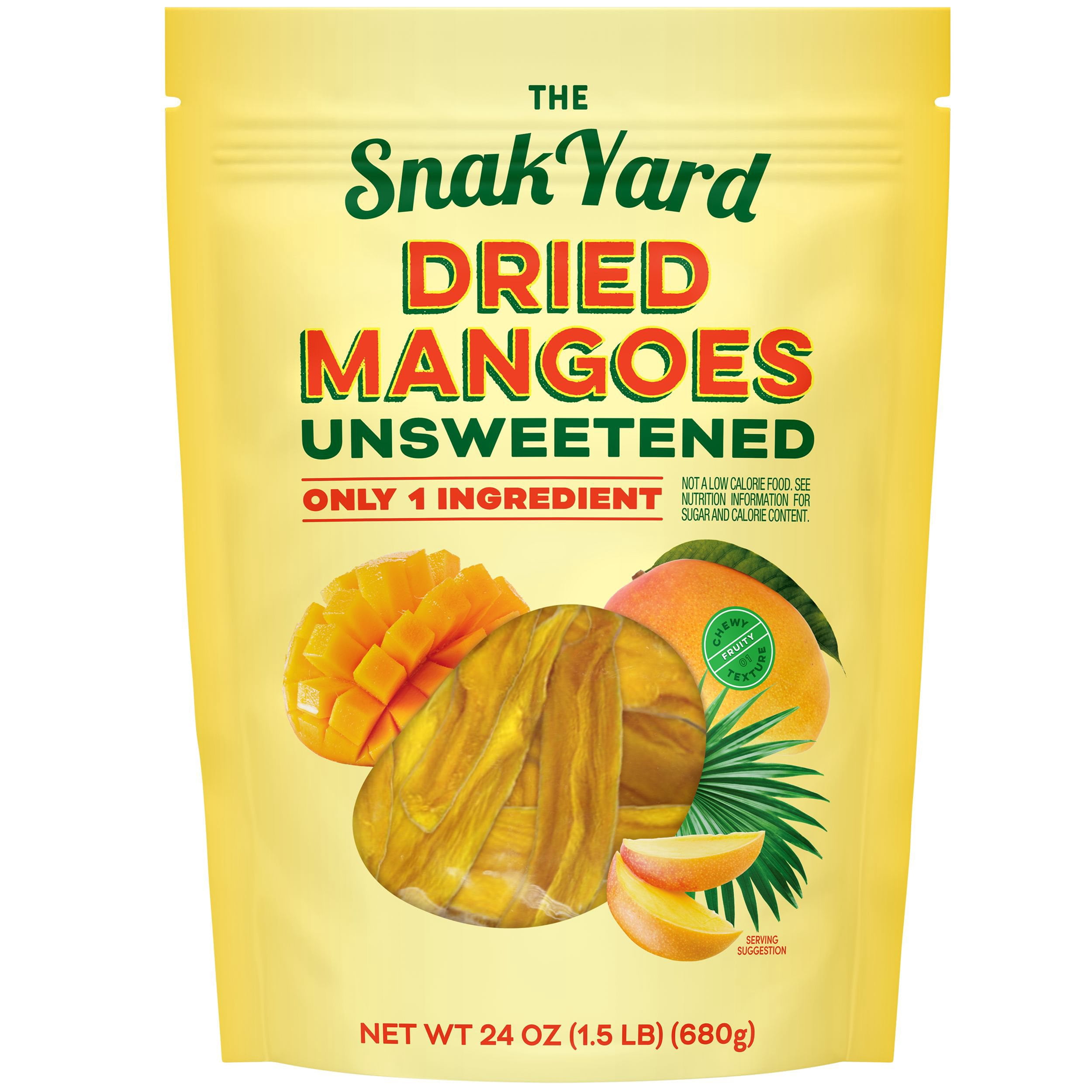 SnakYard Dried Mangoes, Unsweetened, 24 oz.
