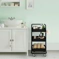 thumbnail image 5 of Seville Classics 3-Tier Steel Cart, 16.7" W x 13.9" D x 34.9" H, 5 of 7