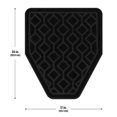 thumbnail image 9 of Apache Mills Antimicrobial Splatter Guard Mat, Gray, 12-Count, 17" x 20", 9 of 11