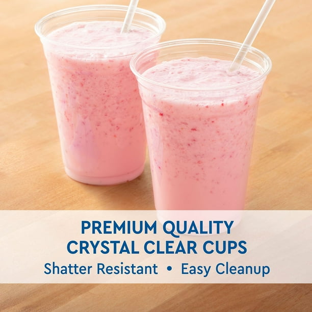 Member's mark clear Plastic cups 16 oz., 132 ct.