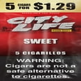 thumbnail image 2 of City Life Cigarillo Foil Pouch, Sweet Pre-Priced $1.29 for 5 cigars, 15 pack, 2 of 2