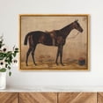 thumbnail image 3 of Emil Volkers - Brauner im Stall Traditional Canvas Print by Oliver Gal Prints, 3 of 4