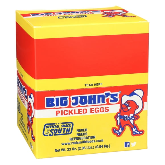 Big John's Individually Wrapped Pickled Eggs, 24 ct.
