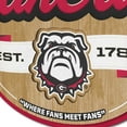 thumbnail image 4 of YouTheFan Georgia Bulldogs 17"x12.5" 3D Multi-Layered Fan Cave Sign, 4 of 5