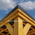 thumbnail image 11 of Backyard Discovery 20' x 20' Kingsport Cedar Carport/Gazebo, 11 of 13