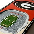 thumbnail image 3 of YouTheFan Georgia Bulldogs 6"x19" 3D Stadium View Banner, 3 of 6