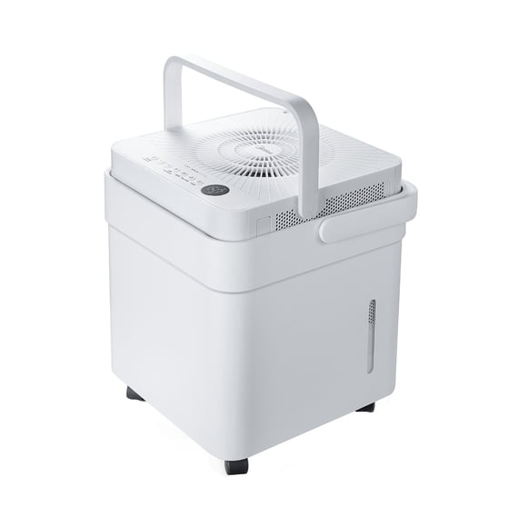 Midea Cube 50 Pint Smart Control Dehumidifier For Rooms Up to 4,500 sq. ft. w/ Built-In Pump, Drain, and Hose, Energy Star