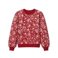 thumbnail image 5 of Vera Bradley Paisley Crew Neck Sweater, 5 of 6