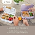 thumbnail image 4 of Bentgo 2-Pack Modern Leak-Resistant Lunch Box Set, 4 of 6