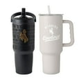 thumbnail image 1 of Logo Brands Wyoming Cowboys Stainless Steel Tumbler Set, 1 of 7