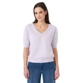 thumbnail image 1 of Sam Edelman Women's Short Sleeve V-Neck Sweater, 1 of 8