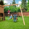 thumbnail image 5 of KidKraft Summerside Wooden Outdoor Swing Set with Steeple Climber, 5 of 15