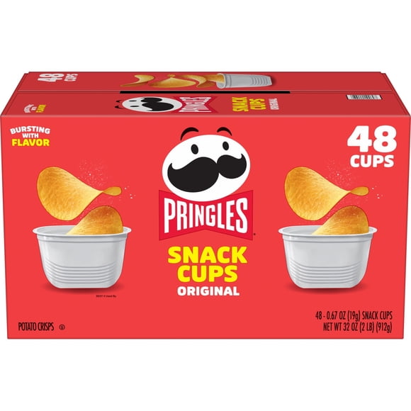Pringles Snack Stacks Original Potato Crisps, 0.67 oz., 48 pk.