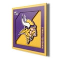 thumbnail image 1 of YouTheFan NFL 12” x 12” 3D Logo Wall Art, 1 of 5