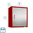 thumbnail image 2 of Seville Classics UltraHD Wall Storage Cabinet, 24" W x 12" D x 28" H, 2 of 9