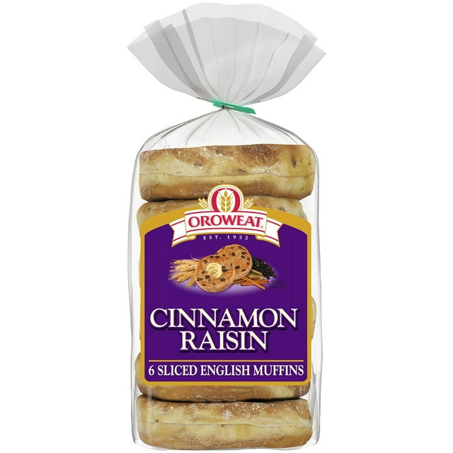 Oroweat Cinnamon Raisin English Muffins 14.5oz