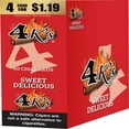 thumbnail image 1 of 4K's Cigarillo Foil Pouch, Sweet Delicious Pre-Priced $1.19 for 4 cigars, 15 pack, 1 of 2