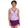 thumbnail image 1 of ZeroXposur Women’s 2 Piece Ruffle Tankini Set, 1 of 4