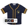 thumbnail image 3 of Milwaukee Brewers Youth Jersey, 3 of 4