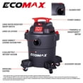 thumbnail image 2 of Ecomax 6 Gal 4HP Poly Wet/Dry Vac, 2 of 8