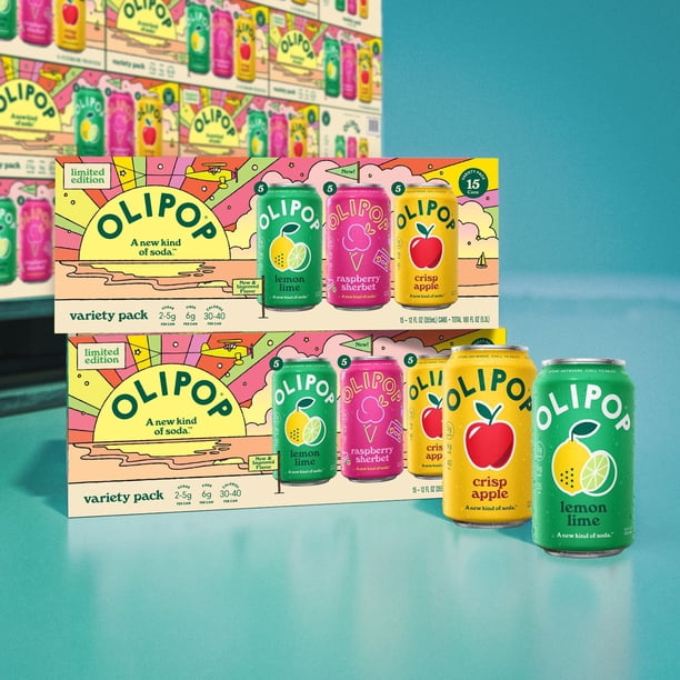 Olipop Limited Edition Variety Pack, A new Kind of Soda, 12 fl. oz