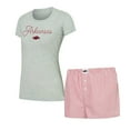 thumbnail image 2 of Arkansas Razorbacks Women's 2-Piece Pajama Short Set, 2 of 7