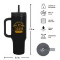 thumbnail image 3 of Logo Brands Grambling State Tigers Stainless Steel Leakproof Tumbler, 3 of 6