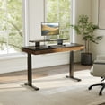 thumbnail image 2 of 55" Standing Desk with Drawers, Wood Finish, 2 of 7