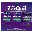thumbnail image 1 of ZzzQuil Nighttime Sleep-Aid Liquid, Berry, 12 fl. oz., 3 pk., 1 of 8