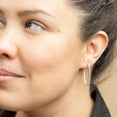 thumbnail image 3 of 1.96 CT. T.W. Round Cut Inside Out Diamond Hoop Earrings in 14K Gold, 3 of 4