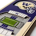 thumbnail image 3 of YouTheFan Washington Huskies 6"x19" 3D Stadium View Banner, 3 of 6