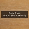 thumbnail image 4 of Crosley Daphne 7-Piece Dining Set in Rustic Brown/Crème, 4 of 17