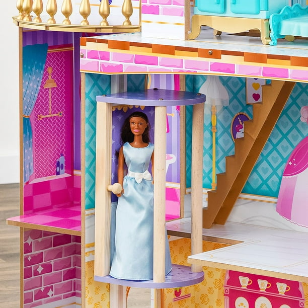 KidKraft Princess Party Castle Dollhouse, 30 Accessories