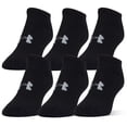 thumbnail image 1 of Under Armour Women's 6-Pack Essential Cotton No Show Sock, 1 of 5