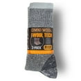 thumbnail image 3 of Omniwool 3-Pack Wool Tech Hiking Sock, 3 of 7