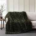 thumbnail image 1 of Member's Mark Faux Fur Bubble Throw Blanket, 60" x 70", 1 of 4