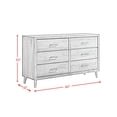thumbnail image 2 of Zuma 6-Drawer Dresser & Mirror in Walnut, 2 of 8